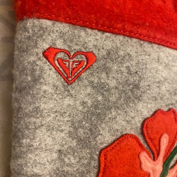 Roxy Hibiscus flower Christmas Stocking - Picture 2 of 4